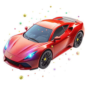 impressive rustic Red Sports Car Automobile Vehicle Speed Transparent for Automotive Industry professional png