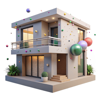 extraordinary abstract Residential Facade Balcony and Windows Transparent original png