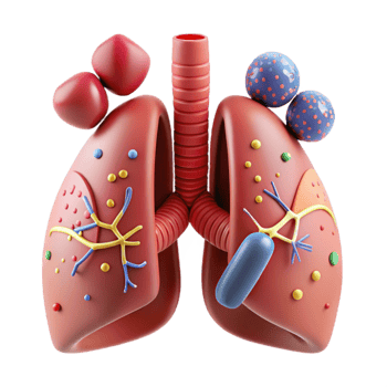 wonderful rustic Respiratory System Front View Diagram Transparent for Pulmonary Studies authentic png