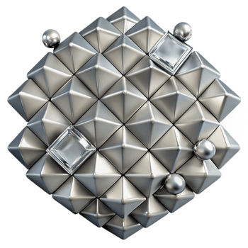 extraordinary vintage Silver Mosaic Tiles Seamless Cutout for Interior Design authentic png