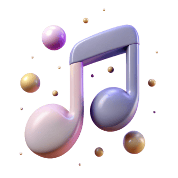 elegant contemporary Simple Music Note Isolated for Minimalist Music Designs genuine png