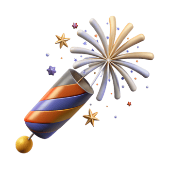 extraordinary classic Single Firework Stream Isolated for Logo Design detailed png