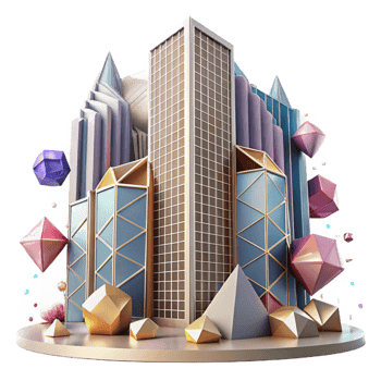 extraordinary contemporary Skyscraper Facade Geometric Facade Pattern Cutout high quality png