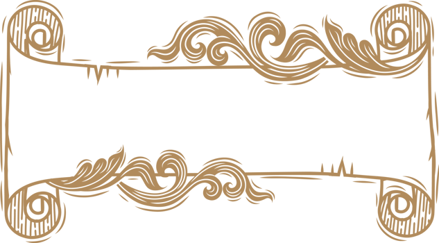 Thai art and Ribbon Banner Hand Drawn png