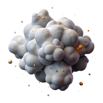 elegant classic Smoke Transparent Isolated for Design Elements premium png