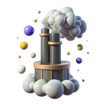 wonderful minimalist Smoke Texture Industrial Chimney Cutout for Environmental Projects original png