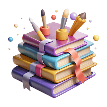 elegant traditional Stack of Books and Globe Transparent for Global Education png