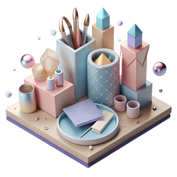 stunning rustic Stationery Set Mockup Office Desk Scene Cutout high resolution png