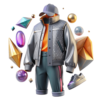 dramatic artistic Urban Streetwear Fashion Illustration Transparent for Street Style Blogs high resolution png