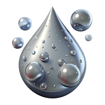 beautiful traditional Water Droplets Texture Clear Glass Cutout for Beverage Ads detailed png