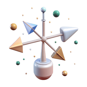 impressive classic Weather Vane Icon Transparent Background for Wind Direction professional png