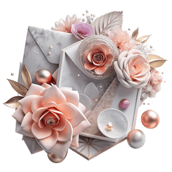 wonderful creative Wedding Invitation Watercolor Floral Design Transparent for Stationery Ideas original png