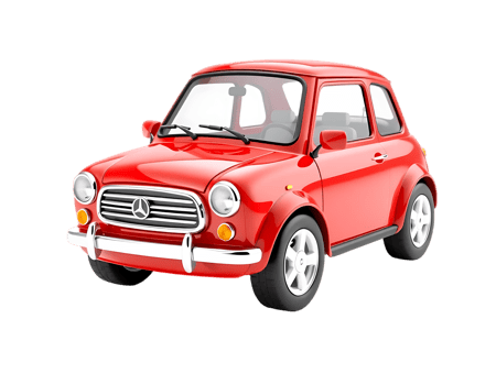Red classic car png