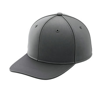 Grey Baseball Cap Isolated on Transparent Background png