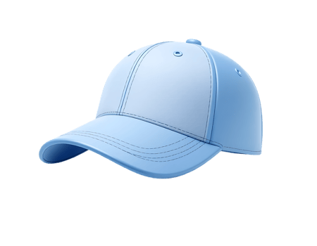 Stylish Light Blue Baseball Cap png