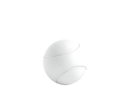 White Tennis Ball Isolated png