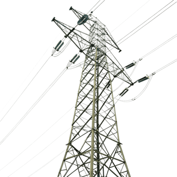 A High Voltage Power Transmission Tower Electricity Pylon Energy Infrastructure png