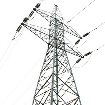 Highvoltage Power Transmission Tower Electricity Pylon Energy Infrastructure png