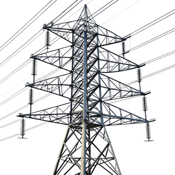 High Voltage Transmission Tower Electricity Pylon Energy Infrastructure Grid System png