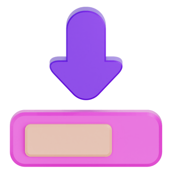 Downloading 3d icon png