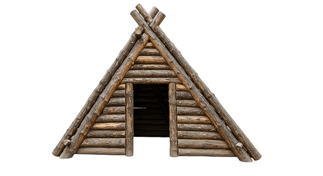 Wooden Hut Transparent Background png