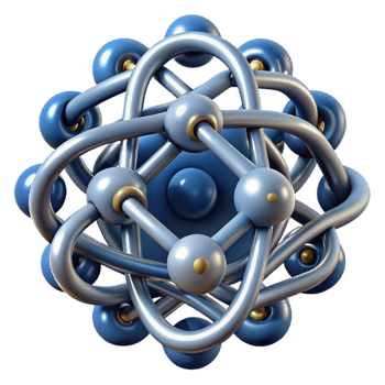 stunning abstract A complex network of interwoven lines and curves, resembling a circuit board, in a futuristic, technological style high quality png
