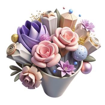 elegant vintage Anniversary Flowers Arrangement Transparent for Romantic Gifts authentic png