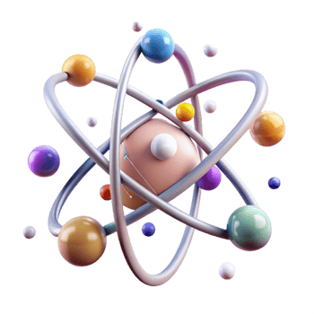 impressive rustic Atom Model Structure Illustration Transparent for Physics Projects high resolution png