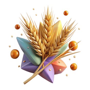 beautiful vintage Autumn Wheat Sheaf Isolated for Harvest Bounty detailed png