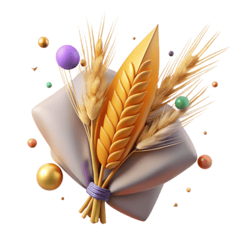 wonderful classic Autumn Wheat Sheaf Isolated for Harvest Bounty detailed png