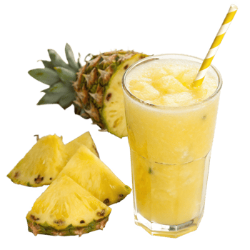 Refreshing Pineapple Smoothie with Fresh Pineapple Slices png