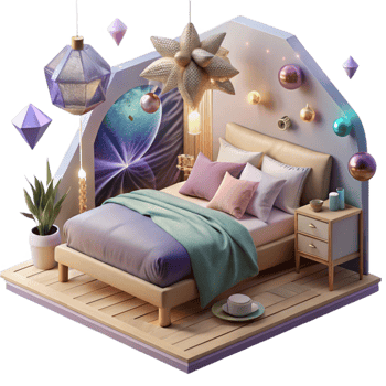stunning traditional Bedroom Interior Cozy Bedding Arrangement Transparent authentic png