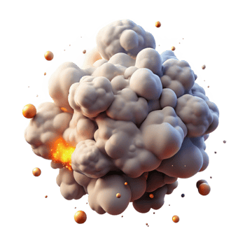 elegant traditional Billowing Smoke Isolated for Fire Simulations professional png