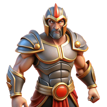 stunning traditional Ares, God of War, armored and fierce, premium png