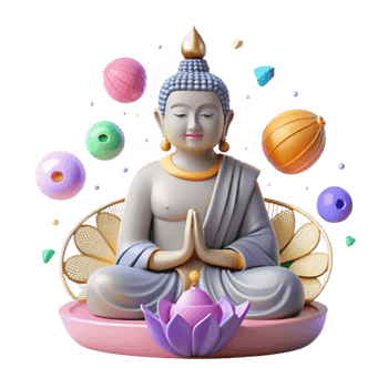 impressive vintage Buddha Statue Meditation Icon Isolated for Zen Projects genuine png