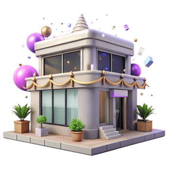 wonderful modern Building Facade with Rooftop Terrace Urban Oasis Transparent png