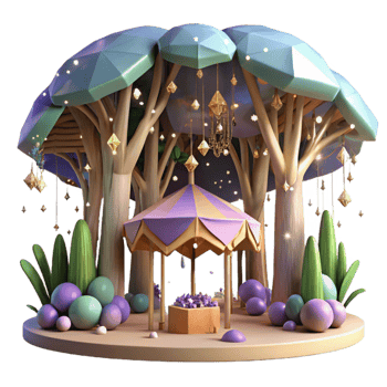 stunning artistic Canopy Leaves Lush Greenery Isolated exclusive png