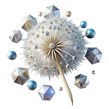 serene abstract Dandelion Seed Head Cutout for Nature Photography exclusive png