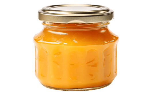 apricot jam isolated on transparent background png