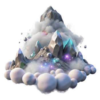 serene artistic Ethereal Fog Swirling Around Trees Transparent for Fantasy Art exclusive png