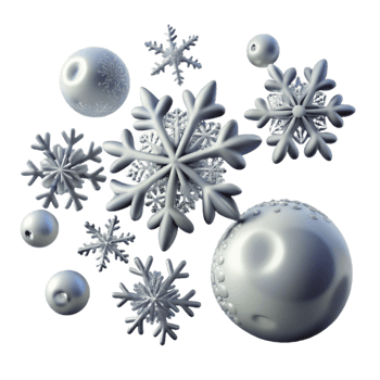dramatic contemporary Falling Snowflakes Transparent for Winter Backdrops high resolution png