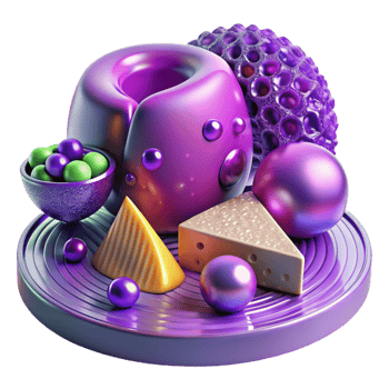 impressive artistic Fig Purple Fruit Transparent Cheese Platter genuine png