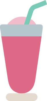 Monochrome Smoothie Design with Black-and-White Contrast vector