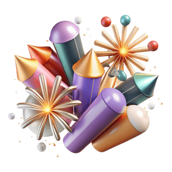 stunning abstract Fireworks Transparent for Website Banners authentic png