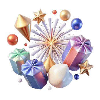 wonderful minimalist Fireworks Transparent for Website Banners premium png