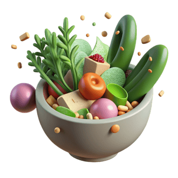 magnificent contemporary Fresh Salad Ingredients Isolated for Healthy Menu Design high quality png