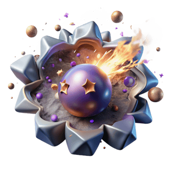 extraordinary contemporary Galactic Core Explosion Cutout for Visual Storytelling high resolution png