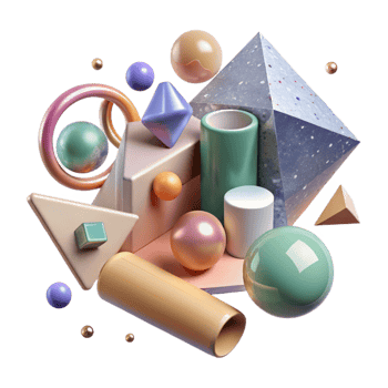 vibrant abstract Geometry Theorems Compilation Isolated for Educational Use genuine png
