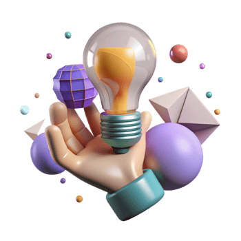 impressive vintage Giant Hand Holding Lightbulb Isolated Surreal Idea authentic png