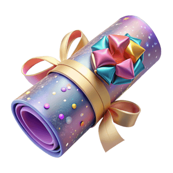 extraordinary modern Gift Wrap Roll Festive Pattern Transparent exclusive png